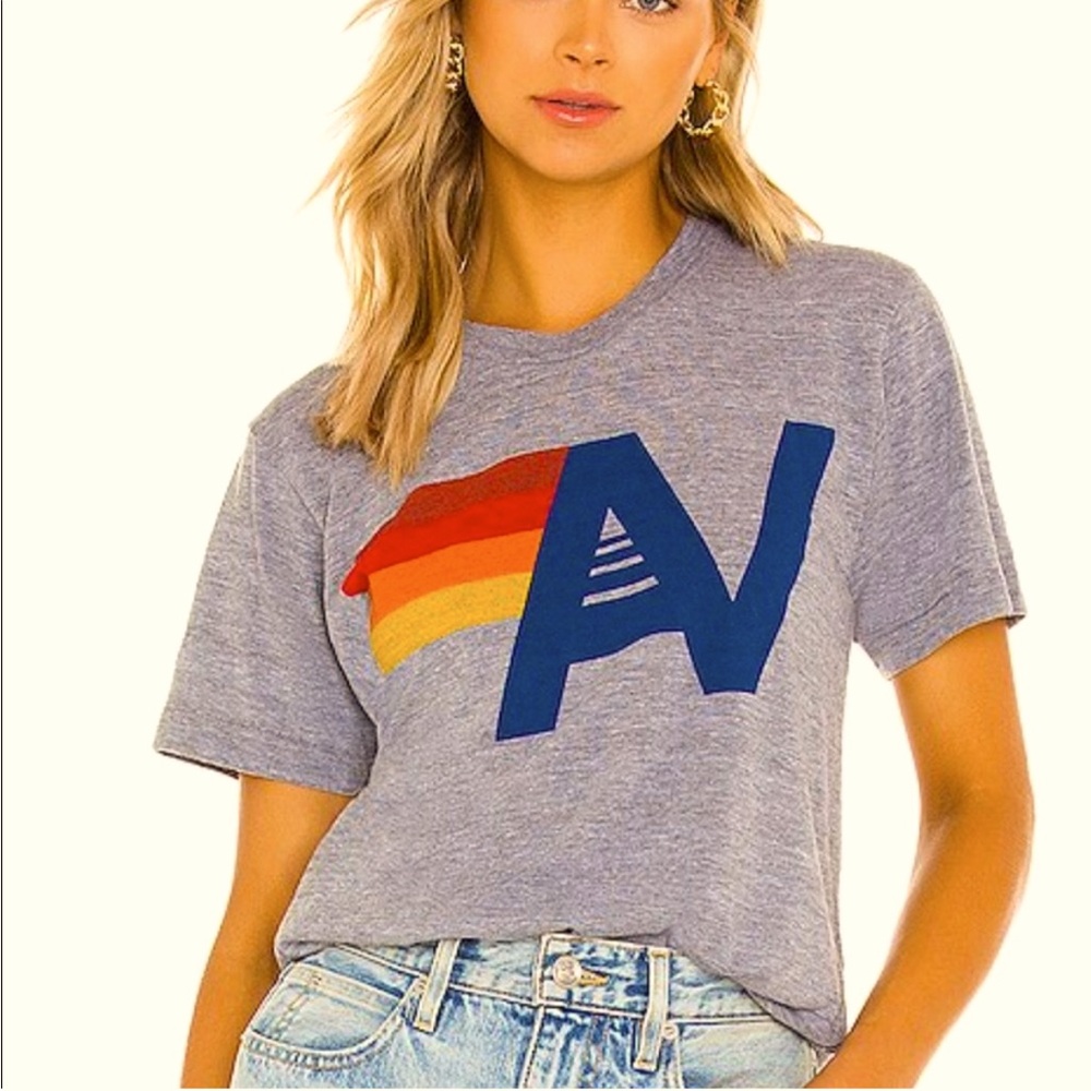 Aviator Nation Logo Boyfriend Tee